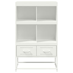 vidaXL Highboard White 68.5x39x111.5 cm Steel 5