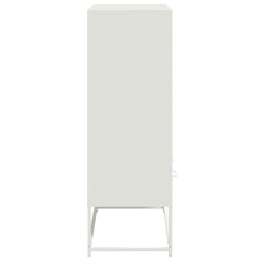 vidaXL Highboard White 68.5x39x111.5 cm Steel 6