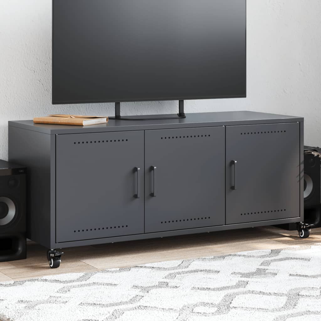 TV Cabinet 100,5x39x43,5 cm Steel Anthracite