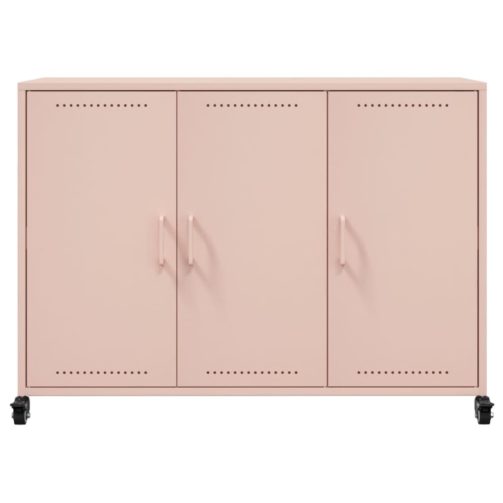 Sideboard 100,5x39x72 cm Steel Pink
