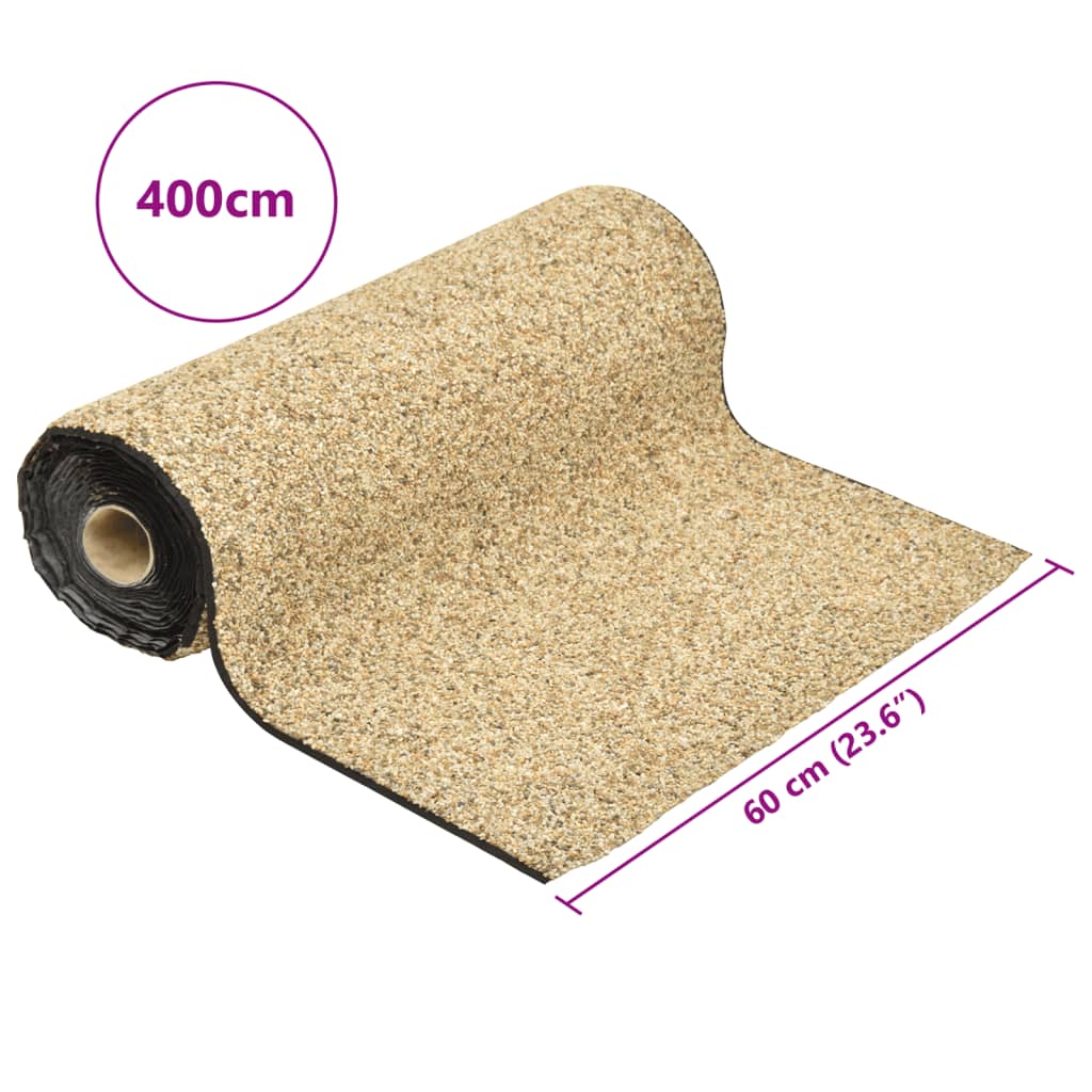 vidaXL Stone Liner Natural Sand 400x60 cm 6