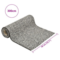 vidaXL Stone Liner Grey 300x40 cm 5