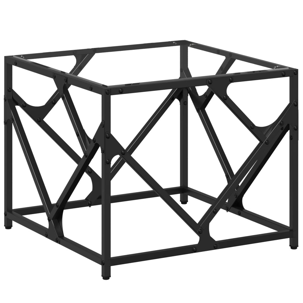 Coffee Table with Top Steel 50 cm 50 cm