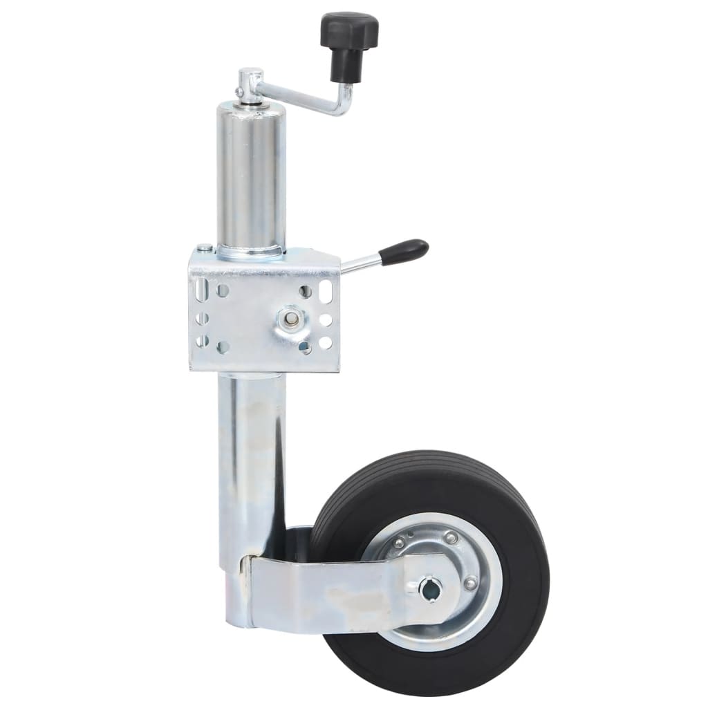 vidaXL Trailer Jack Wheel with Split Clamp 60 mm Galvanised Steel 3