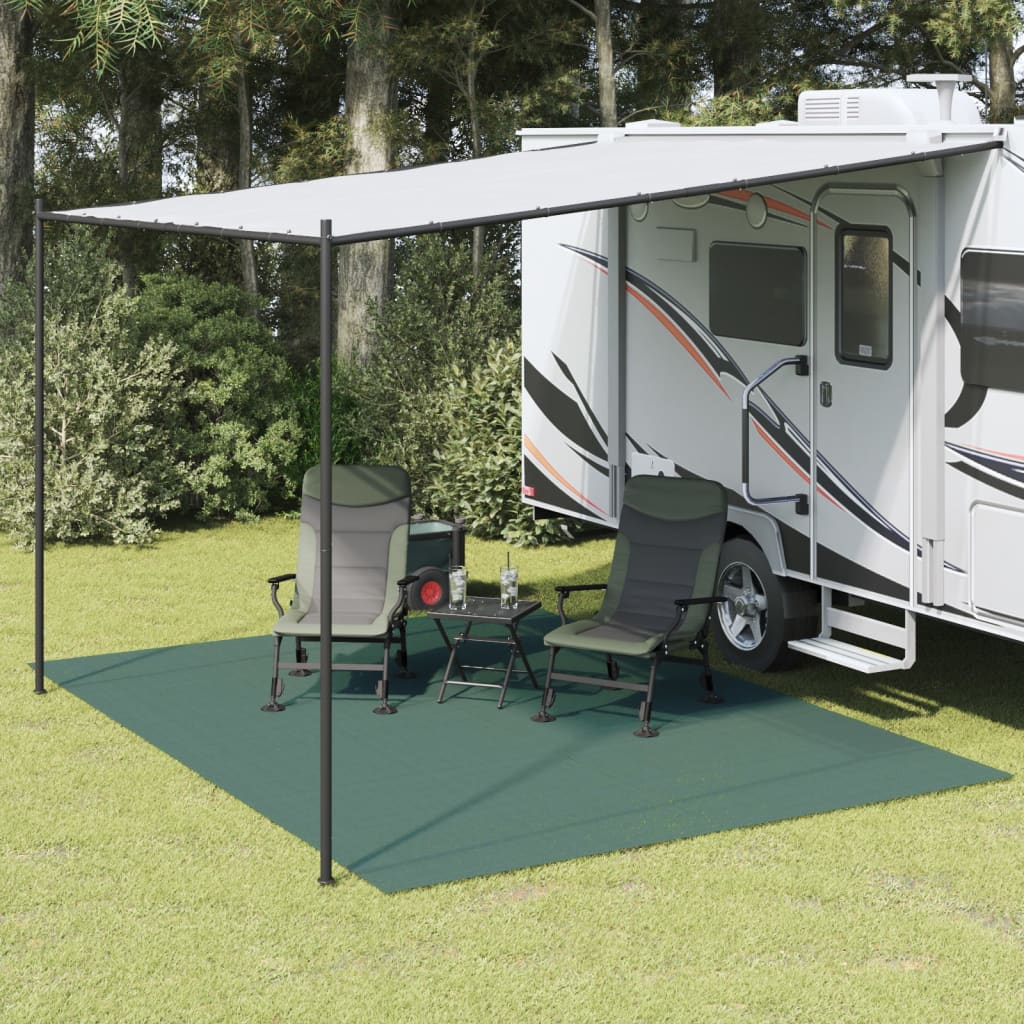 vidaXL Tent Carpet Green 4x3 m 1