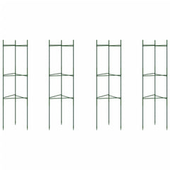 vidaXL Tomato Cages 4 pcs 116 cm Steel and PP 2