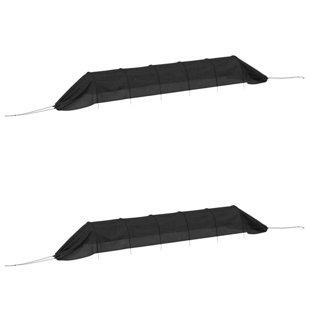 Netting Tunnels Black Steel and Polyethylene 2