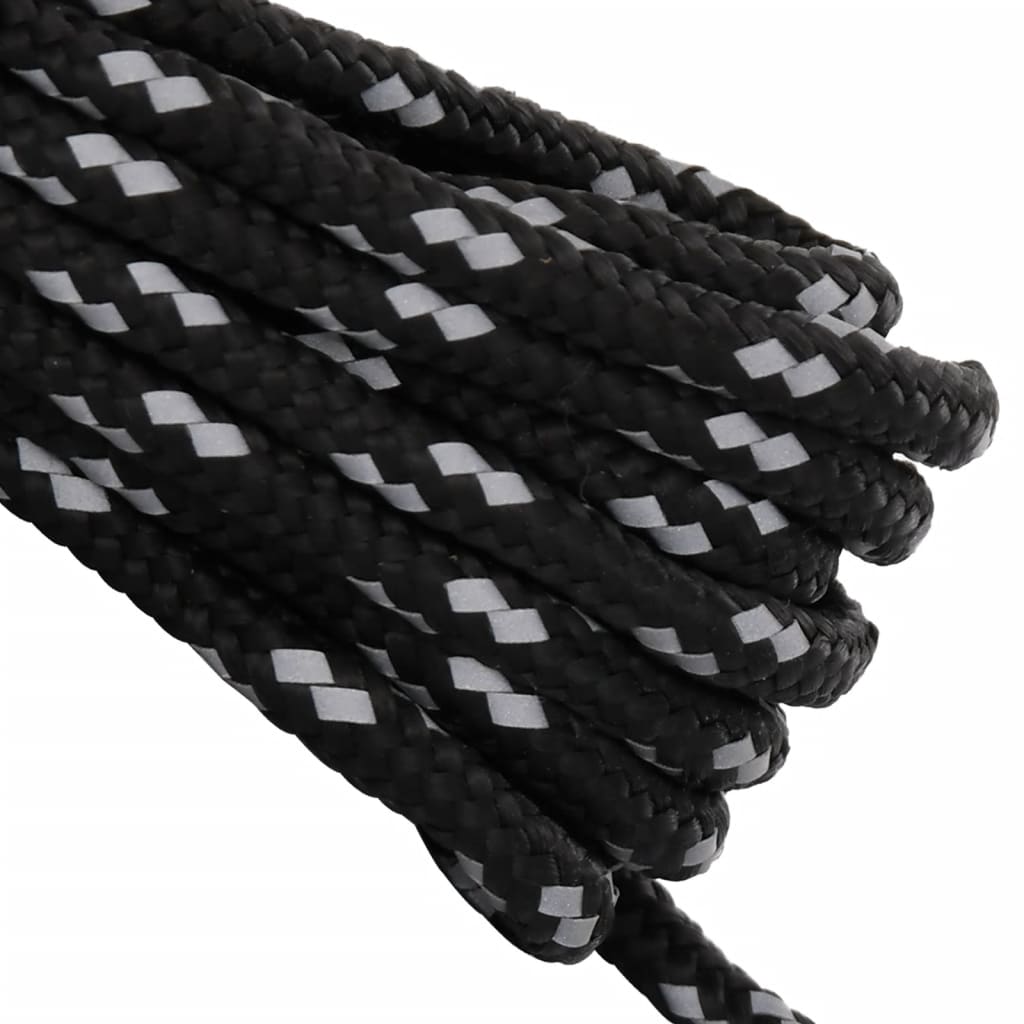 vidaXL Tent Guy Ropes with Spanners Reflective 8 pcs 4 m 4 mm 5