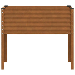 vidaXL Garden Planter Rusty 100 x 41 x 90 cm Galvanised Steel 4