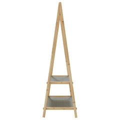 vidaXL Clothes Rack with Shelves 96x45.5x150.5 cm Bamboo 5