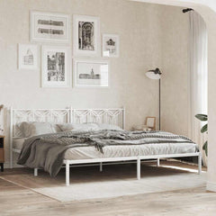 Metal Replace Headboard White 200 cm, image 3