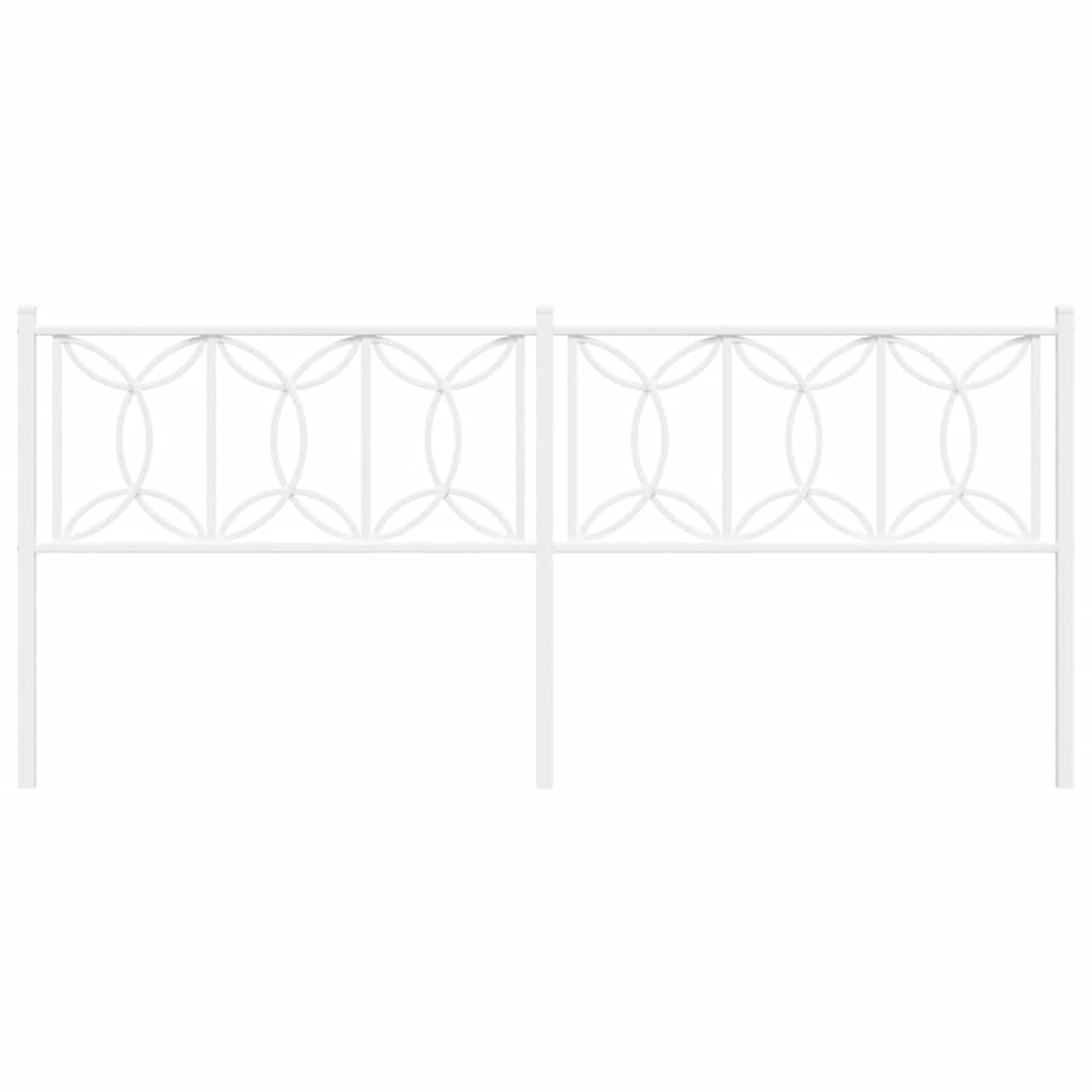 Metal Replace Headboard White 200 cm, image 4