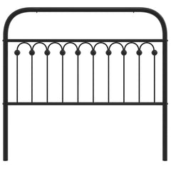 vidaXL Metal Replace Headboard Black 107 cm 4