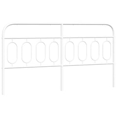 vidaXL Metal Replace Headboard White 160 cm 2