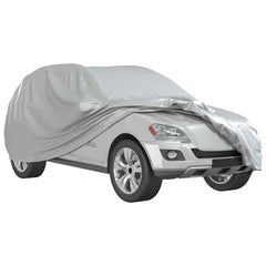 vidaXL Car Cover for SUV with Buckle Straps Full Silver M 4