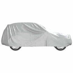 vidaXL Car Cover for SUV with Buckle Straps Full Silver M 6