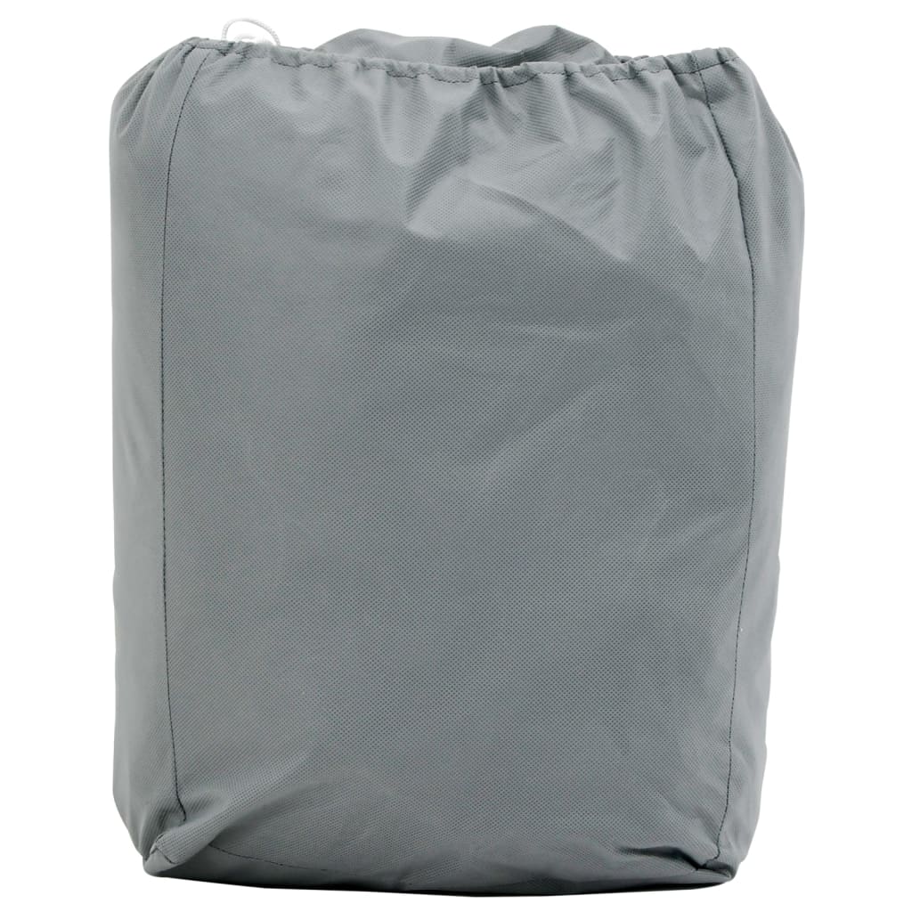 vidaXL Car Cover for SUV Full Grey XL Non-Woven Fabric 3