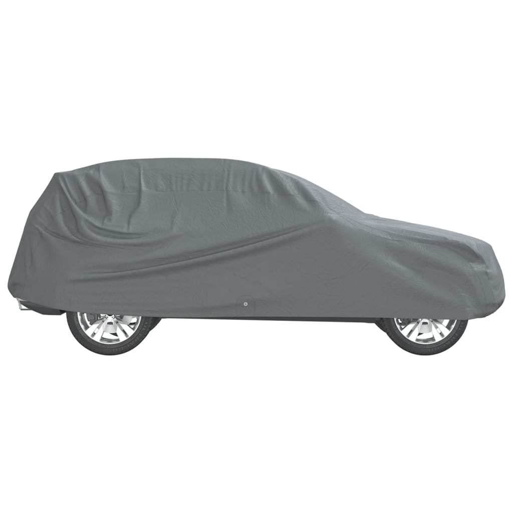 vidaXL Car Cover for SUV Full Grey XL Non-Woven Fabric 6