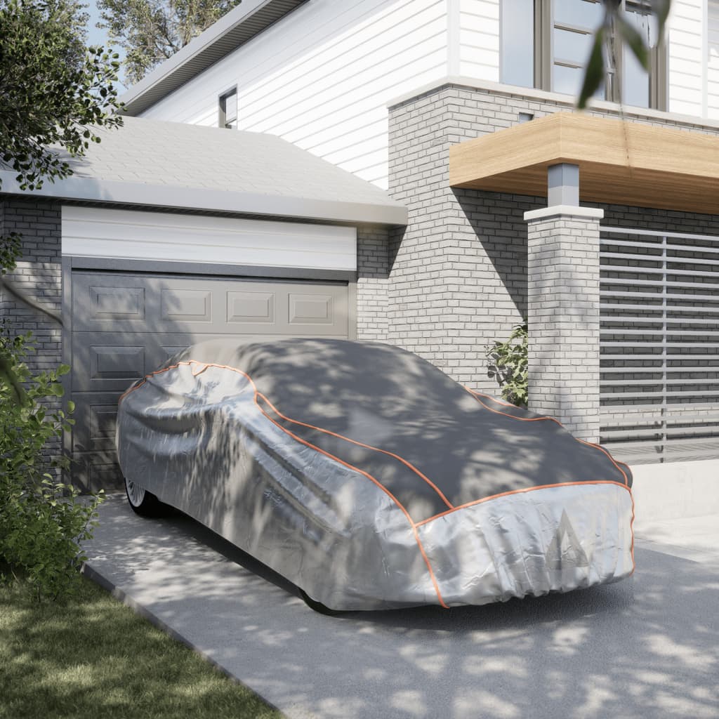 Car Cover for Hail Protection Full Grey and Silver L Sedan
