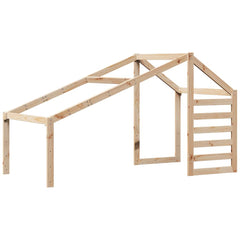 vidaXL Kids' Bed Roof 188x97x113 cm Solid Wood Pine 2