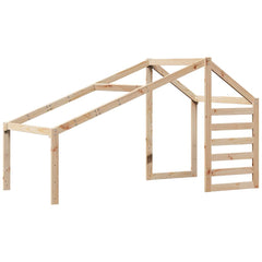 vidaXL Kids' Bed Roof 188x82x113 cm Solid Wood Pine 2