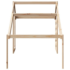 vidaXL Kids' Bed Roof 188x82x113 cm Solid Wood Pine 5