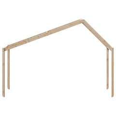 vidaXL Kids' Bed Roof 203x95.5x142 cm Solid Wood Pine 4