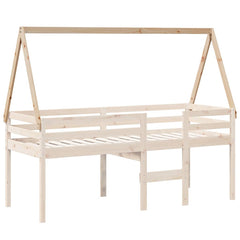 vidaXL Kids' Bed Roof 209x85.5x88 cm Solid Wood Pine 3