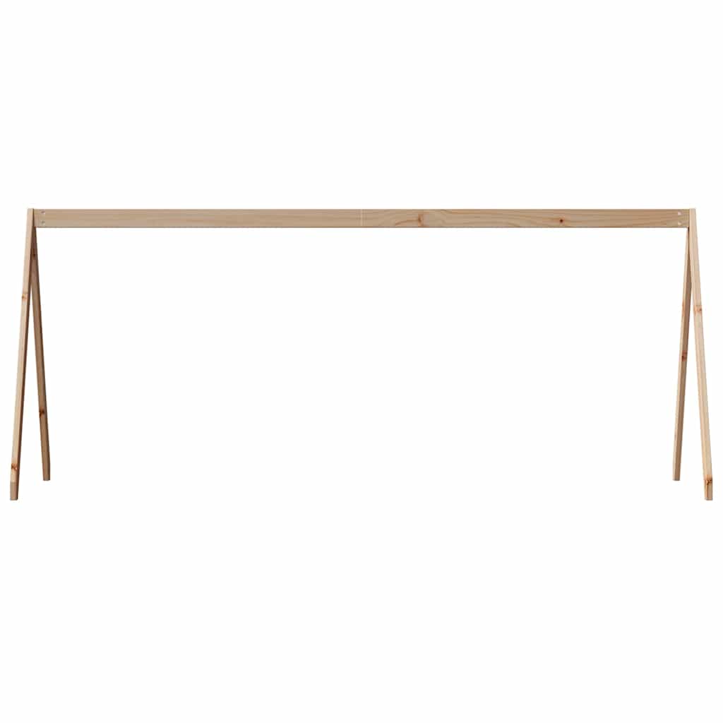 vidaXL Kids' Bed Roof 209x85.5x88 cm Solid Wood Pine 4