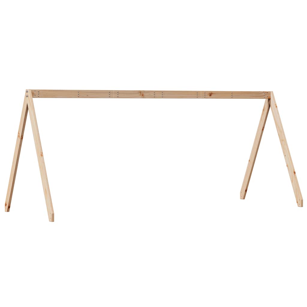 vidaXL Kids' Bed Roof 209x85.5x88 cm Solid Wood Pine 6