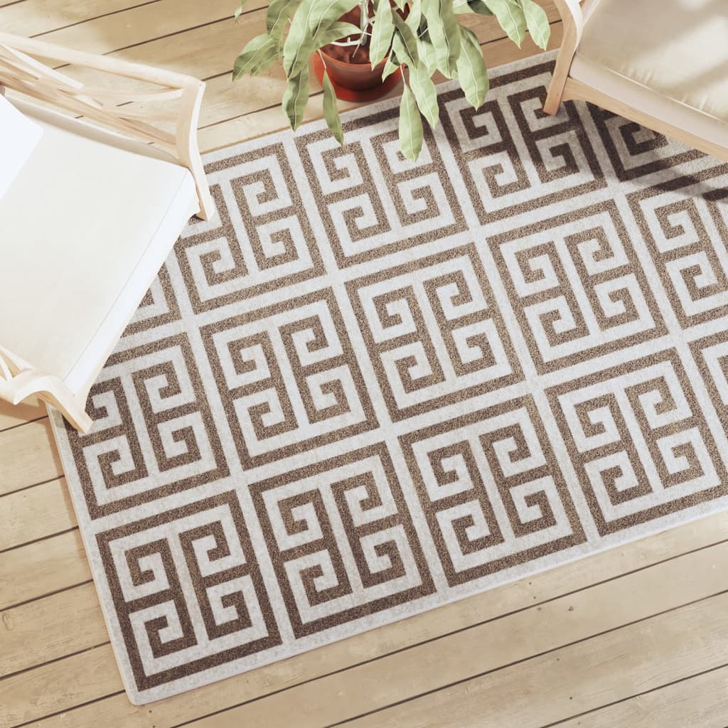 vidaXL Indoor & Outdoor Rug Short Pile Multicolour 120x180 cm 4