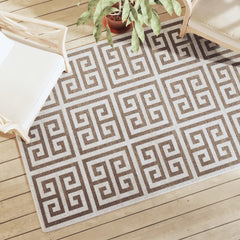 vidaXL Indoor & Outdoor Rug Short Pile Multicolour 120x180 cm 4