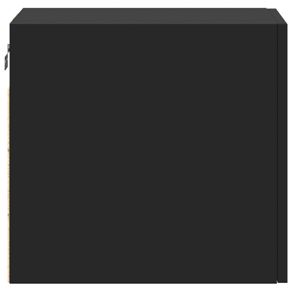 vidaXL Wall Cabinet Black 30x42.5x40 cm Engineered Wood 6