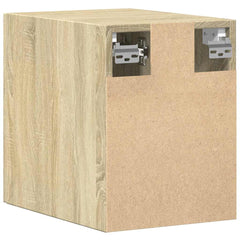 vidaXL Wall Cabinet Sonoma Oak 30x42.5x40 cm Engineered Wood 6