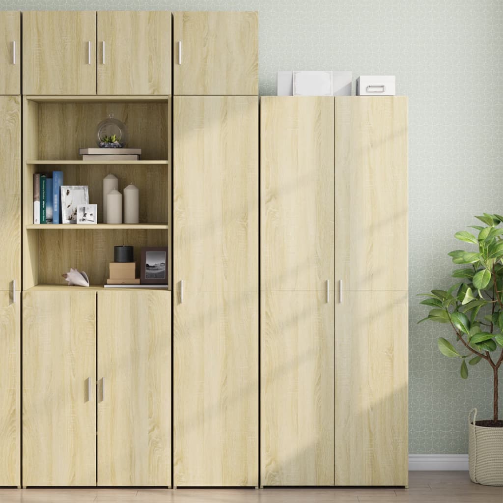 vidaXL Wall Cabinet Sonoma Oak 40x42.5x40 cm Engineered Wood 3