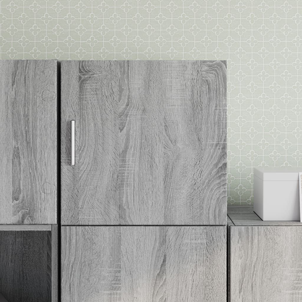 vidaXL Wall Cabinet Grey Sonoma 40x42.5x40 cm Engineered Wood 1