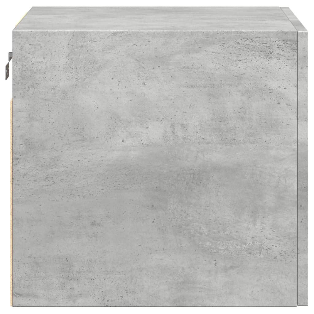 vidaXL Wall Cabinet Concrete Grey 45x42.5x40 cm Engineered Wood 5