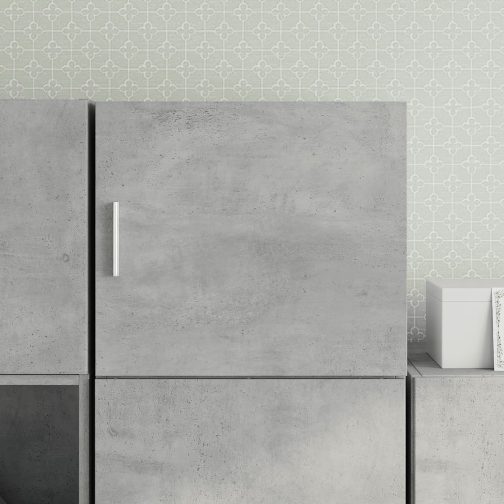 vidaXL Wall Cabinet Concrete Grey 45x42.5x40 cm Engineered Wood 1