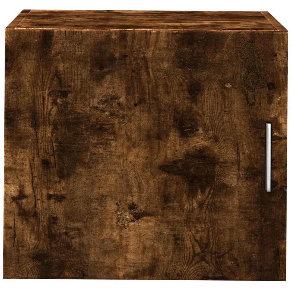 vidaXL Wall Cabinet Smoked Oak 45x42.5x40 cm Engineered Wood 4