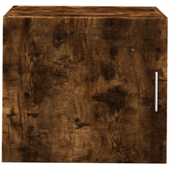 vidaXL Wall Cabinet Smoked Oak 45x42.5x40 cm Engineered Wood 4