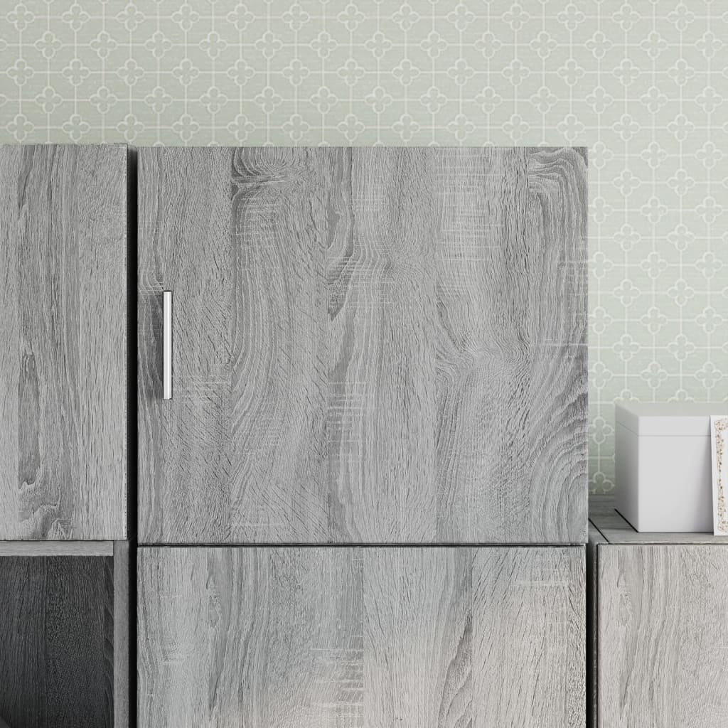 vidaXL Wall Cabinet Grey Sonoma 45x42.5x40 cm Engineered Wood 1