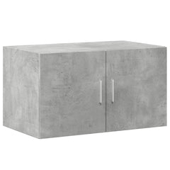 vidaXL Wall Cabinet Concrete Grey 70x42.5x40 cm Engineered Wood 2