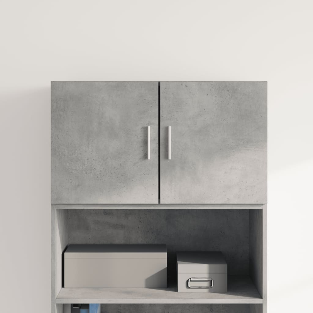 vidaXL Wall Cabinet Concrete Grey 70x42.5x40 cm Engineered Wood 1