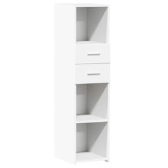 vidaXL Highboard White 30x42.5x124 cm Engineered Wood 2