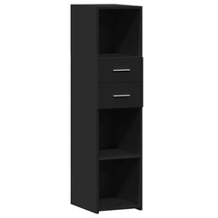vidaXL Highboard | Black | Engineered wood | Tall | Highboard | Rectangular 2
