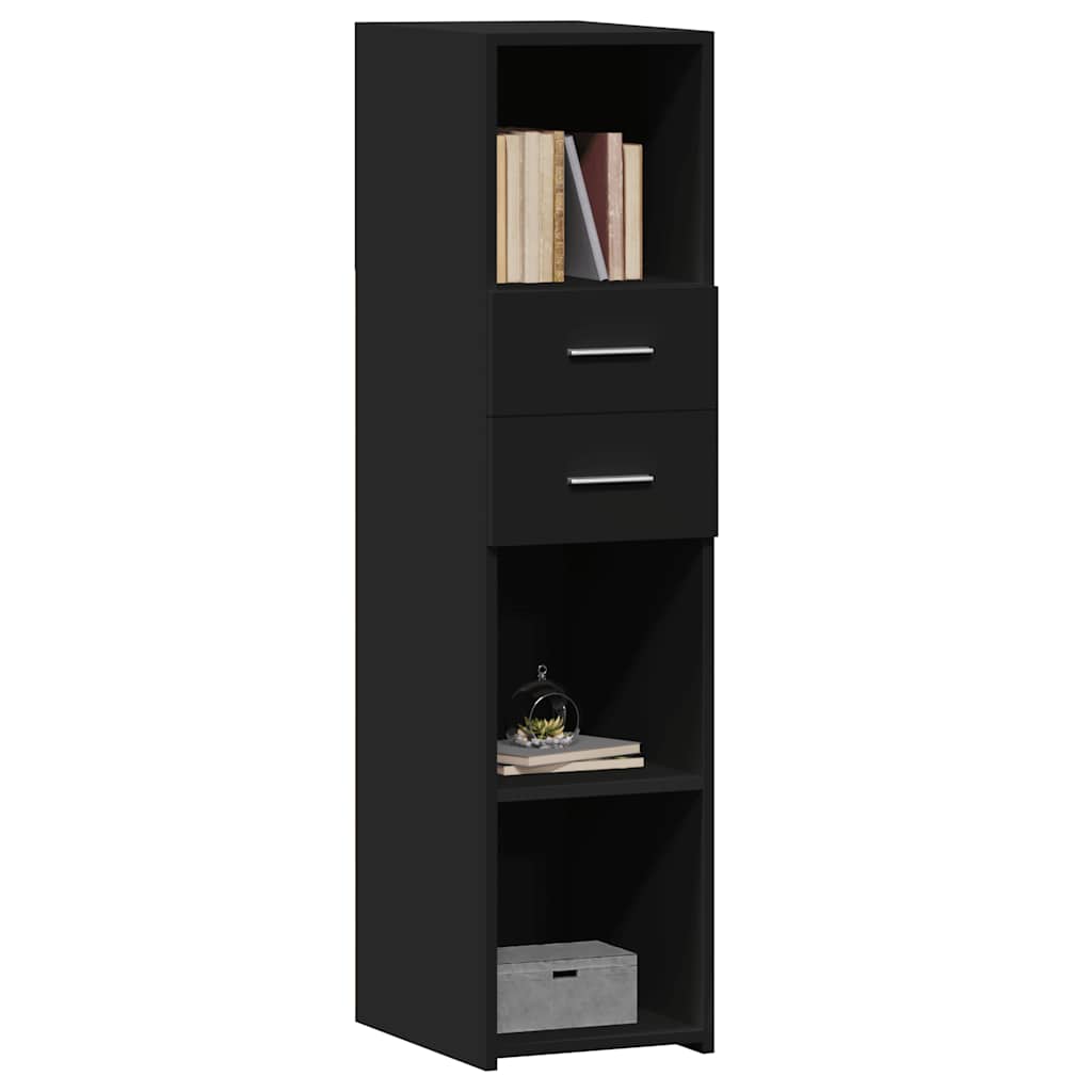 vidaXL Highboard | Black | Engineered wood | Tall | Highboard | Rectangular 3
