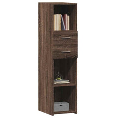 vidaXL Highboard Brown Oak 30x42.5x124 cm Engineered Wood 3