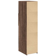 vidaXL Highboard Brown Oak 30x42.5x124 cm Engineered Wood 6
