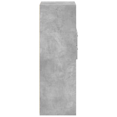 vidaXL Highboard Concrete Grey 40x42.5x124 cm Engineered Wood 5