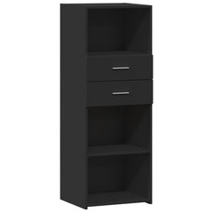 vidaXL Highboard Black 45x42.5x124 cm Engineered Wood 2